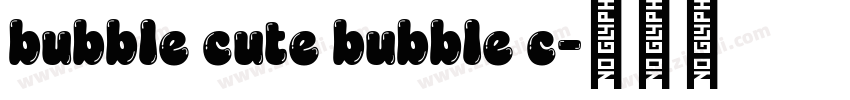 bubble cute bubble c字体转换